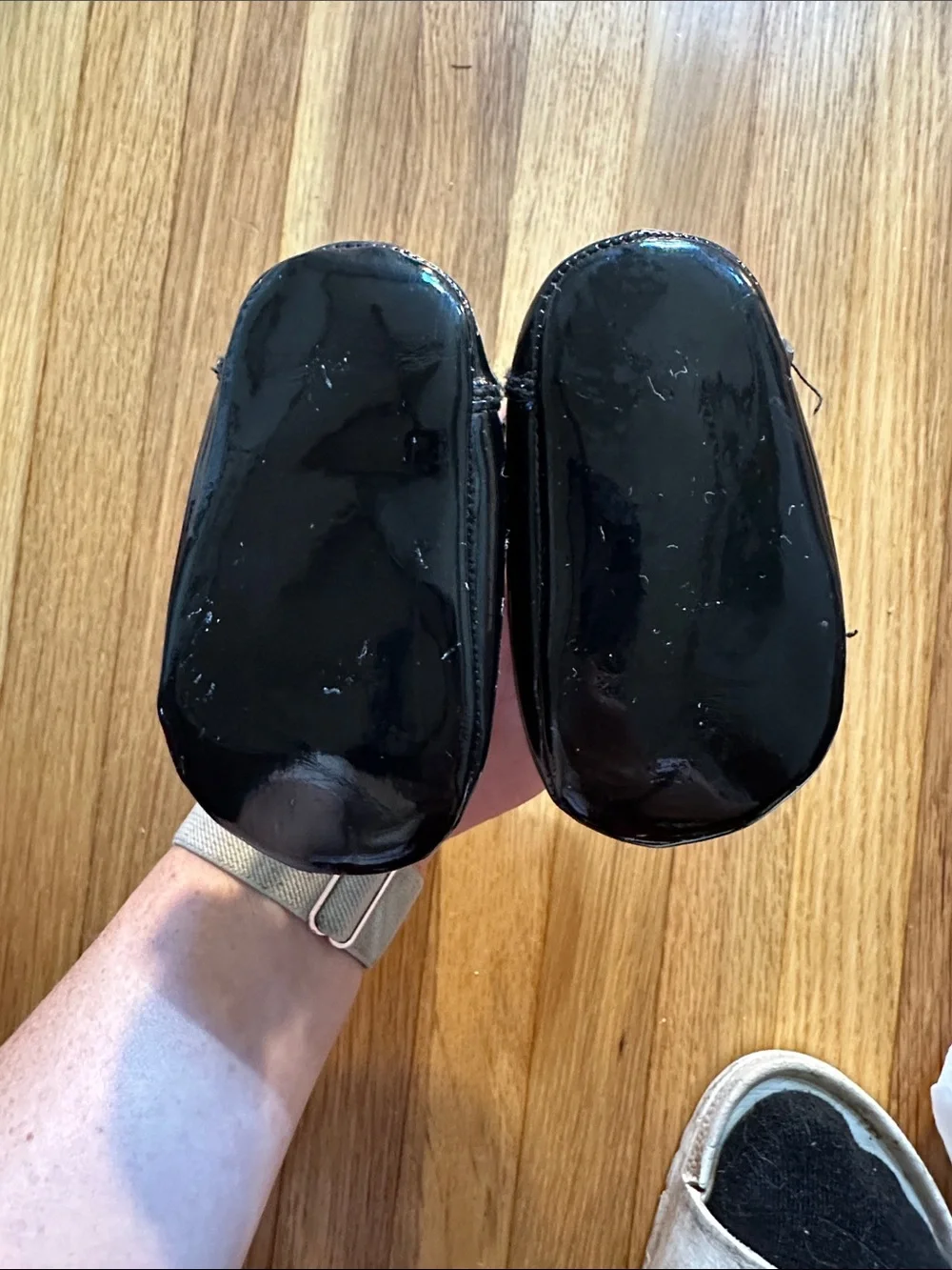 Koala Kids Black Patent Mary Jane Toddler Dress Shoes